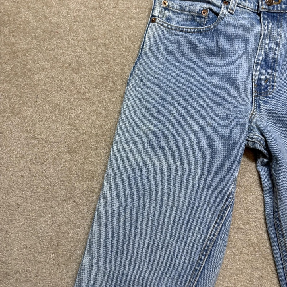 Vtg Levis 512 Jeans Mens‎ 29x33 Blue Slim Tapered Denim Pants Light Wash USA 90s - Picture 14 of 16